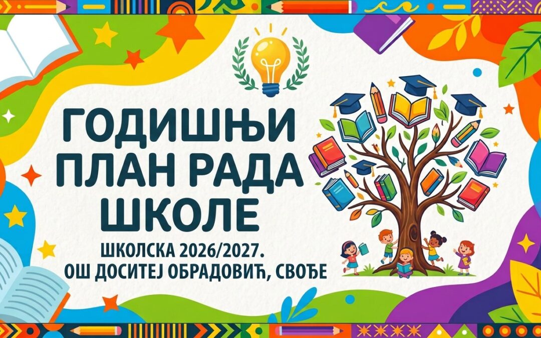 Годишњи план рада школе за школску 2026-2027.годину